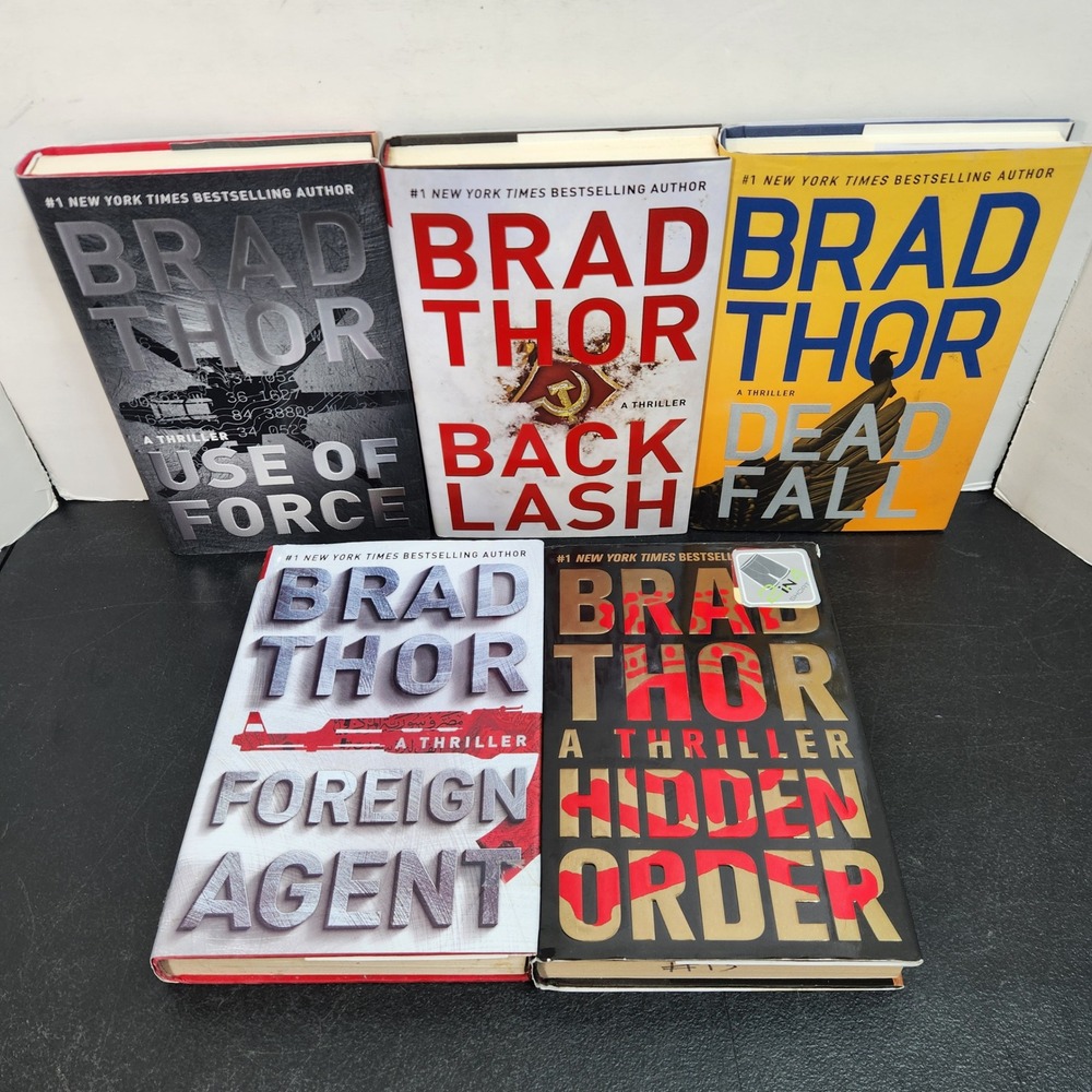 Brad Thor Hardcover Book Lot of 5 Thriller Novels